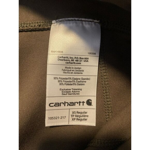 Carhartt Women’s Force Fitted Lightweight Utility Legging Olive Green XS NWT NEW - Picture 12 of 16